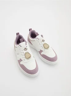 Reserved - Sneakersy z imitacji skóry Pusheen - biały - Buty dla dziewczynek - miniaturka - grafika 1