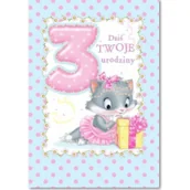 Militaria i wojskowość - Kartka okolicznościowa Urodziny 3 MF08 Nowa - miniaturka - grafika 1