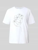 Koszulki i topy damskie - T-shirt z nadrukowanym motywem model ‘NORA’ - miniaturka - grafika 1
