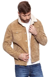 Wrangler, Kurtka męska, Cord Trucker Clay Beige W4735Vnwm, rozmiar S - Kurtki męskie - miniaturka - grafika 1
