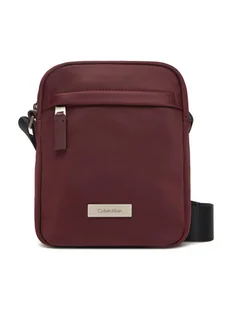 Calvin Klein Saszetka Sleek Reporter LV04D3180G Bordowy - Nerki - miniaturka - grafika 1