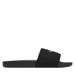 Klapki Calvin Klein Jeans Slide Monogram Cv YM0YM01271 Czarny - Klapki i japonki męskie - miniaturka - grafika 1