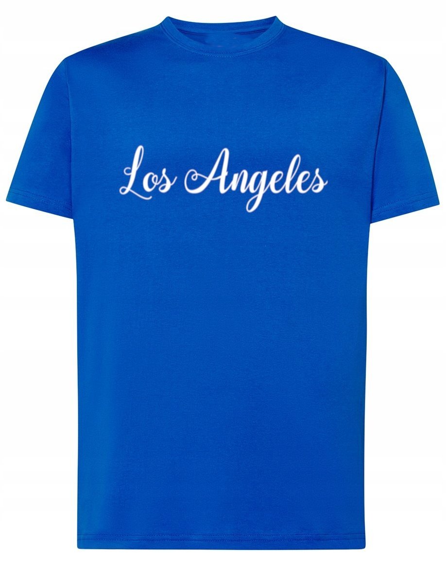 Koszulka T-Shirt napis nadruk Los Angeles Rozm.3XL