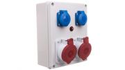 Bezpieczniki elektryczne - Pawbol Rozdzielnica R-box 2x32A/5P 2x250V B.1099 - miniaturka - grafika 1