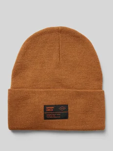 Czapka beanie z naszywką z logo model ‘WORKWEAR’ - Czapki męskie - miniaturka - grafika 1