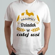 Koszulki męskie - Koszulka Męska Śmieszna T-shirt Z Nadrukiem Dzień Dziadka Dla Dziadka L #21 - miniaturka - grafika 1