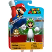 Figurki dla dzieci - FIGURA LUIGI FELINO SUPER MARIO NINTENDO 10CM - miniaturka - grafika 1