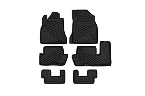 Element antypoślizgowa gumowa mata podłogowa 3D do Citroen Grand C4 Picasso 09/06-20