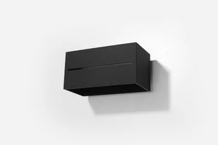 Sollux Lighting Kinkiet LOBO MAXI czarny DEEP SPACE - Lampy ścienne - miniaturka - grafika 1