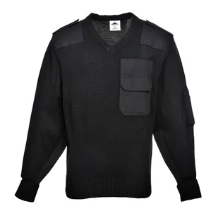 PORTWEST B310 SWETER NATO; CZARNY - Odzież robocza - miniaturka - grafika 1