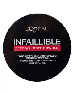 L'Oréal Paris Infaillible Setting Powder nr 01 puder uniwersalny, przezroczysty, puder do utrwalania makijażu, matujący, długotrwały, 6 g - Pudry do twarzy - miniaturka - grafika 1