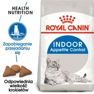 Sucha karma dla kotów - ROYAL CANIN Indoor Appetite Control karma sucha dla kotów dorosłych, przebywających wyłącznie w domu, domagających się jedzenia - miniaturka - grafika 1