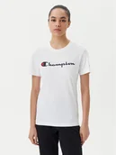 Koszulki i topy damskie - Champion T-Shirt 118090 Biały Slim Fit - miniaturka - grafika 1