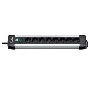 Brennenstuhl Listwa zasilająca Premium Alu blacksr S 8x - 139100001 (1391000018) - Listwy zasilające - miniaturka - grafika 1