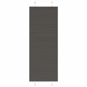 Rolety - Roleta plisowana czarna 75x200 cm Szerokość tkaniny 74,4 cm vidaXL - miniaturka - grafika 1