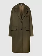 Płaszcze męskie - Płaszcz o kroju relaxed fit z kołnierzem z połami - miniaturka - grafika 1