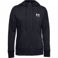 Bluzy sportowe damskie - Damska bluza treningowa UNDER ARMOUR Rival Fleece FZ Hoodie - miniaturka - grafika 1