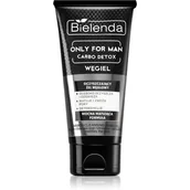 Kosmetyki do pielęgnacji twarzy męskie - Bielenda Only for Man Carbo Detox Oczyszczający żel węglowy 150 g - miniaturka - grafika 1