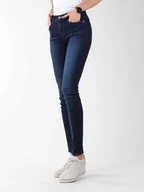 Spodnie damskie - Jeansy Wrangler High Rise Skinny Subtle Blue W27HX786N - miniaturka - grafika 1