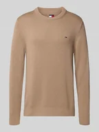 Swetry męskie - Sweter z dzianiny o kroju regular fit z czystej bawełny - miniaturka - grafika 1