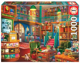 Educa, Puzzle, Biblioteka, 1000 el. - Puzzle - miniaturka - grafika 1