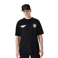 Koszulki męskie - Koszulka męska New Era NBA Large Graphic BP OS Tee Brooklyn Nets - miniaturka - grafika 1