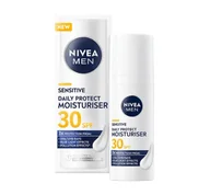 Kosmetyki do pielęgnacji twarzy męskie - NIVEA MEN Sensitive ochronny krem do twarzy SPF30 50ml - miniaturka - grafika 1