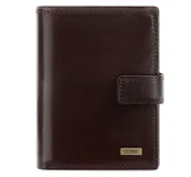 Portfele - OCHNIK skórzany portfel męski PL-190-89 ciemny brąz PL-190 - miniaturka - grafika 1