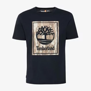 Koszulki męskie - TIMBERLAND T-SHIRT CAMO SHORT SLEEVE TEE - Timberland - grafika 1