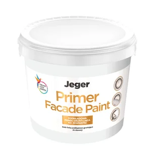 Farba podkładowa gruntująca Primer Facade Paint biały 2.5 l Jeger - Grunty do ścian - miniaturka - grafika 1