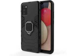 Etui Alogy Stand Ring Armor do Samsung Galaxy A02s/ A03s 164mm czarne - Akcesoria do tabletów i e-booków - miniaturka - grafika 2