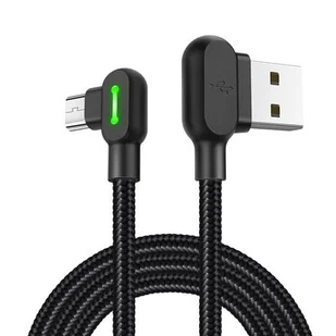 3M McDODO CA-5773 Buttom microUSB kątowy Black - Kable USB - miniaturka - grafika 1