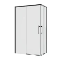 Kabiny prysznicowe - Kabina prysznicowa prostokątna Remix 120 x 80 x 195 cm czarna Sensea - miniaturka - grafika 1
