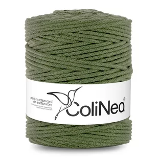 Colinea/Sznurek Bawełniany Z Bawełnianym Rdzeniem, Pleciony, 5Mm, 200M, khaki - Półfabrykaty do biżuterii - miniaturka - grafika 1