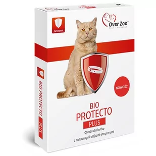 OVERZOO OVERZOO BIO PROTECTO PLUS OBROŻA DLA KOTÓW 35 cm ZH_00079 - Obroże dla kotów - miniaturka - grafika 1