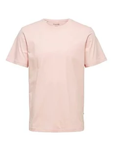 SELECTED HOMME Slhnorman Ss O-Neck Tee W Noos T-Shirt męski, Silver Pink, XXL - Koszulki męskie - miniaturka - grafika 1