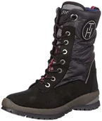 Śniegowce damskie - Tommy Hilfiger BRITT 6 C śniegowce damskie, czarny - czarny (Black 990) - 38 EU - miniaturka - grafika 1