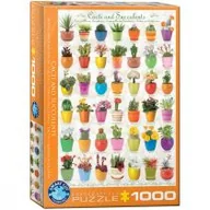 Puzzle - Eurographics Puzzle - Cactus and Succulents, 1000 części - miniaturka - grafika 1
