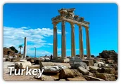 Magnesy - TURCJA - Side - Ruiny - Magnes na lodówkę - miniaturka - grafika 1