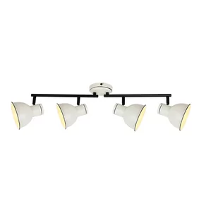 Candellux Listwa reflektorowa ZUMBA biało-czarna E14 - Lampy sufitowe - miniaturka - grafika 3
