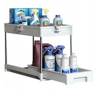 Pojemniki kuchenne - Szafka Półka Pod Zlew Z Wysuwanymi Szufladami Pojemnik Na Środki Czystości - miniaturka - grafika 1