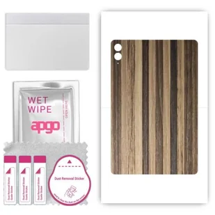 folia naklejka skórka strukturalna na TYŁ do Samsung Galaxy Tab S9 FE+ Plus - Drewno Paski Mix - apgo SKINS - Akcesoria do tabletów i e-booków - miniaturka - grafika 1