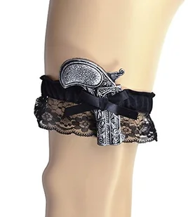 Bristol Novelty BA2991 podwiązka do pistoletu pirackiego do eleganckiego sukienki, dla kobiet, jeden rozmiar - Akcesoria do bielizny - miniaturka - grafika 1