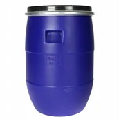 Beczki - BECZKA PLASTIKOWA 60 L DO KISZENIA KAPUSTY NA WODĘ DESZCZÓWKĘ Z OBEJMĄ NOWA - miniaturka - grafika 1