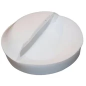 Korki do umywalek - Korek syfonu zlewu biały - miniaturka - grafika 1