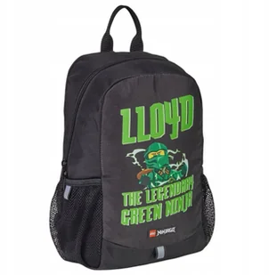 LEGO Ninjago Kids M Backpack 20281-2508 Czarne One size - Plecaki szkolne i tornistry - miniaturka - grafika 1