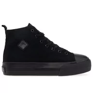 Sneakersy damskie - Buty Kappa Viska 243208OC-1111 - czarne - miniaturka - grafika 1