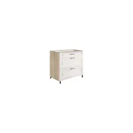 Szafki kuchenne - Szafka Dolna Stojąca 3 Szuflady 80 cm SM-22D Smart Fadome Sosna Andersen, Basic, h 10cm - miniaturka - grafika 1