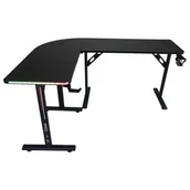 Biurka gamingowe - Cobra CRF4552RGB 154cm Czarny - miniaturka - grafika 1