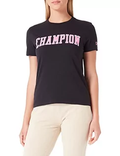 Koszulki i topy damskie - Champion T-shirt damski, czarny, S - grafika 1